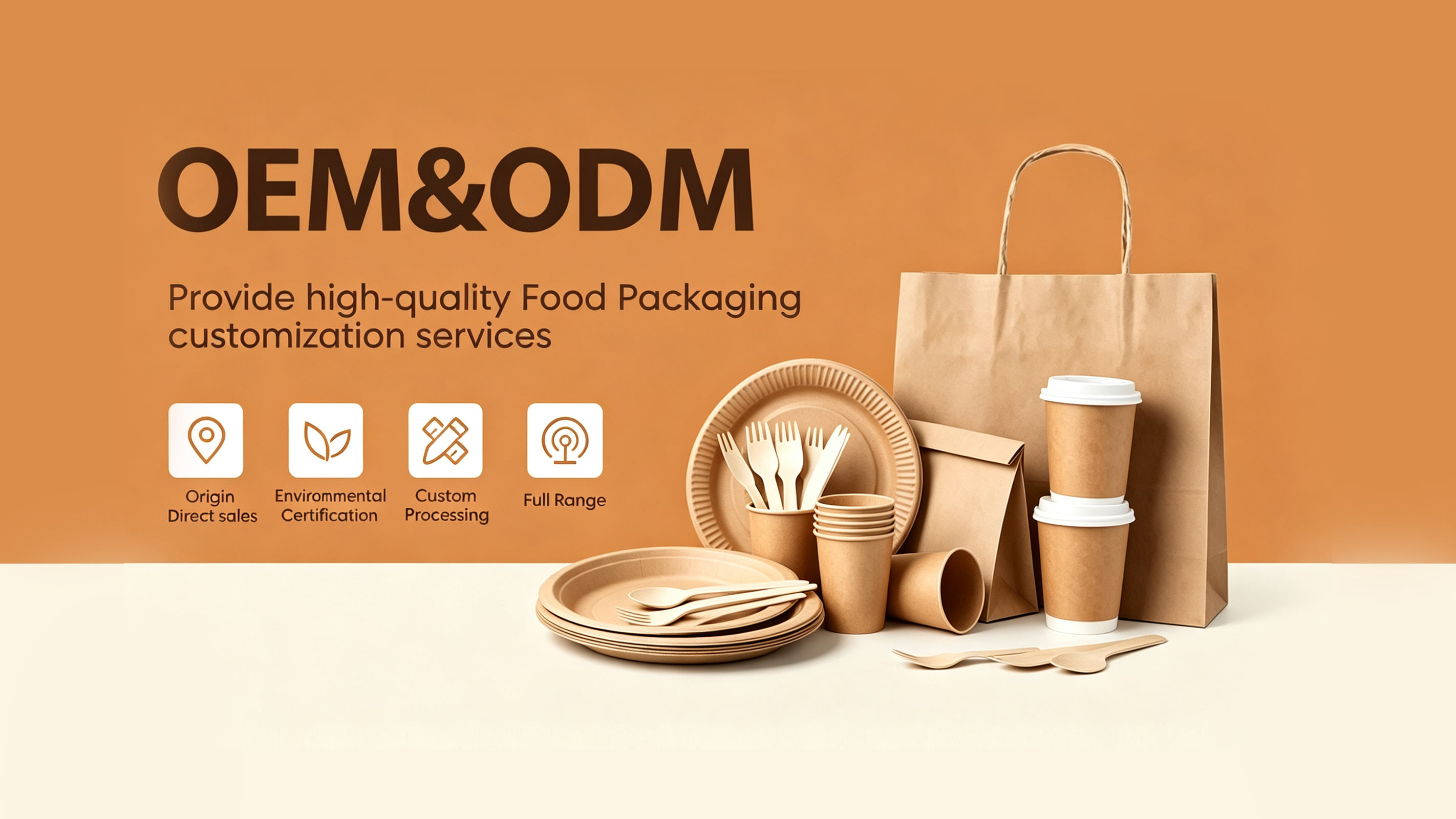 Custom blister pack tableware set