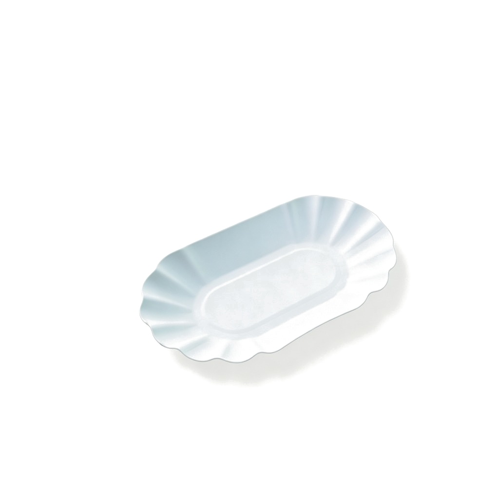 White paper plate