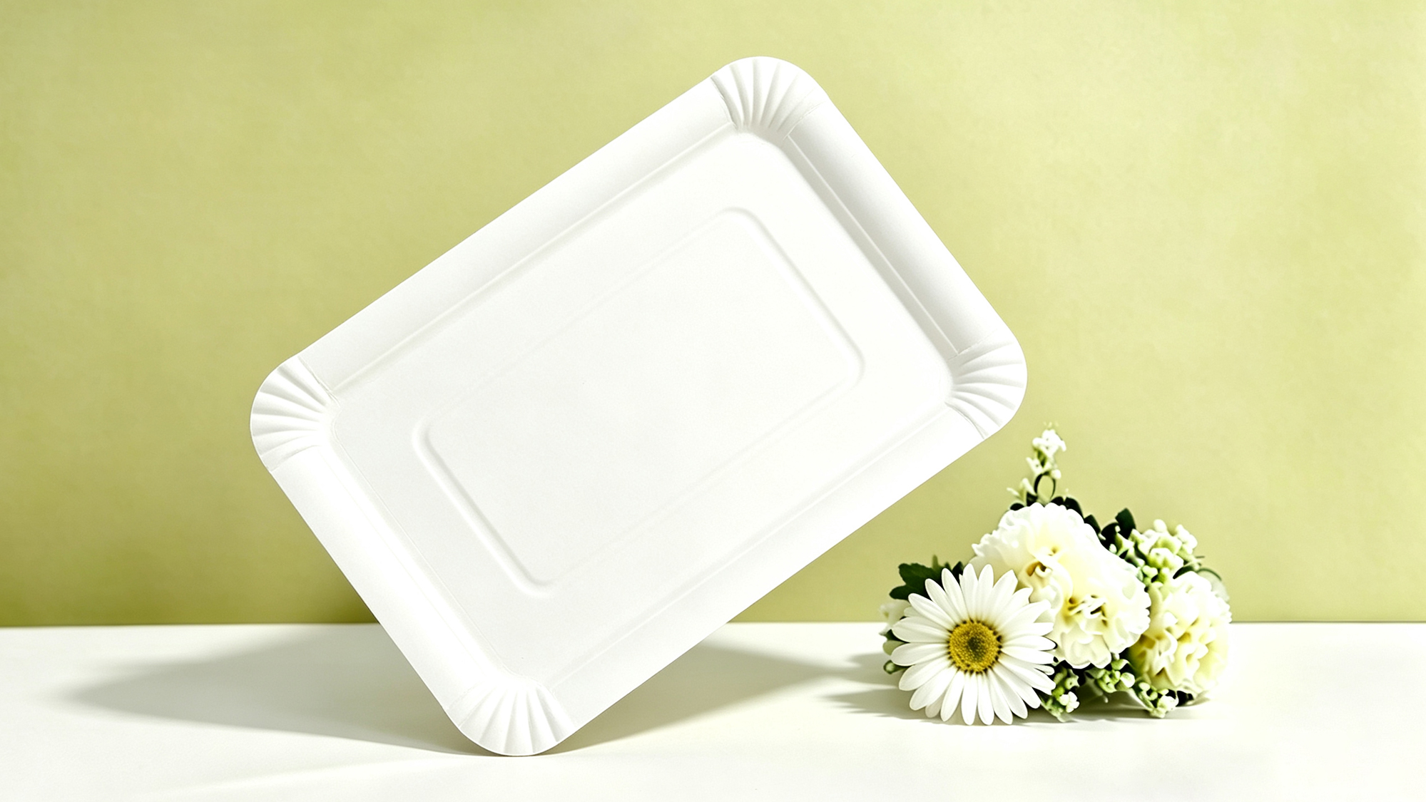 Square paper plates